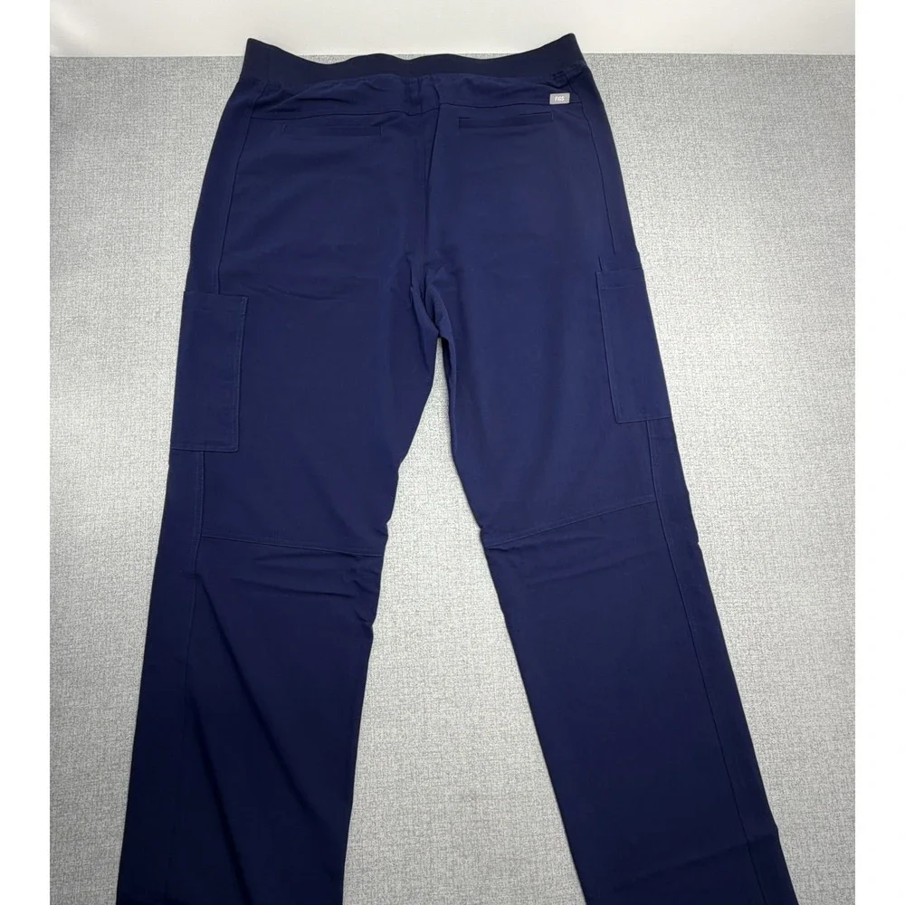 FIGS Mens Axle 2.0 Cargo Scrub Pants XXL Tall Navy FIONx Stretch NWT